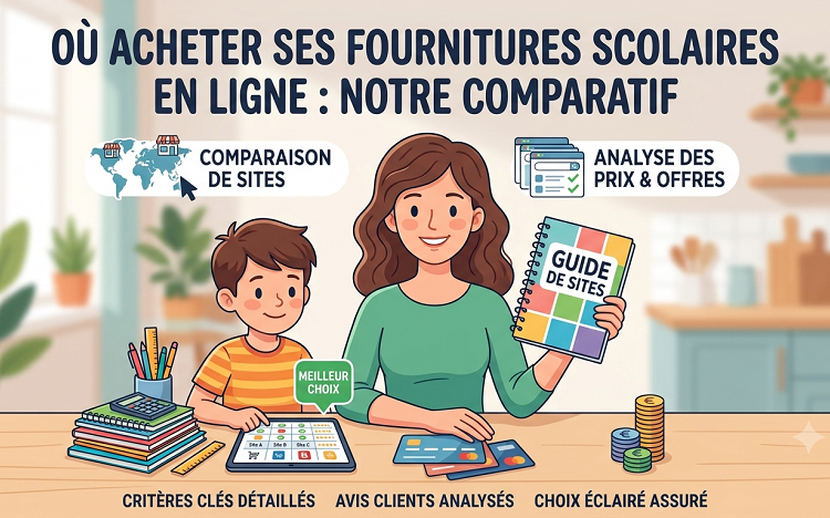 Où acheter ses fournitures scolaires en ligne : notre comparatif