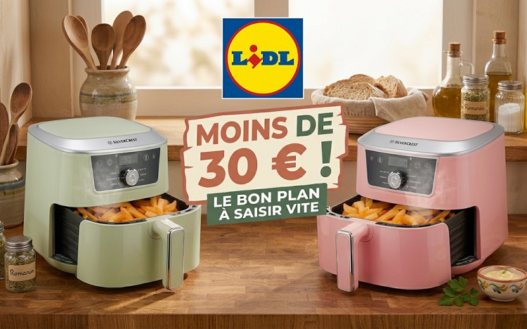 Bon plan: Air fryer Silvercrest à moins de 30 € chez Lidl : le bon plan à saisir vite