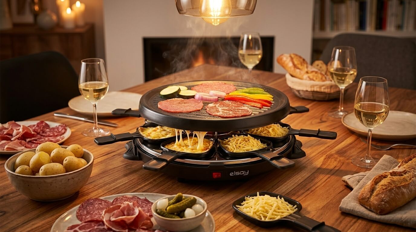 Bon plan: Appareil à raclette 6 personnes à 8 € chez Leclerc : vu à la TV !
