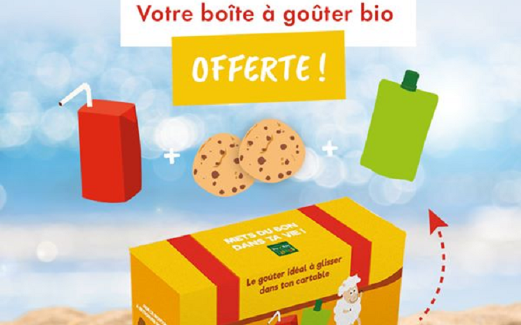 Bon plan: Bio c' Bon : boîte à goûter bio offerte jusqu'au 31 août 2019