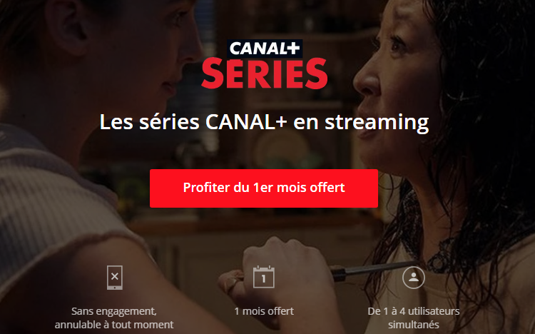 Bon plan: Canal+ Séries : 1 mois gratuit sans engagement