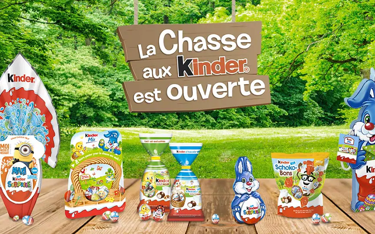 Pâques 2019 : bons de réduction Kinder Chocolat