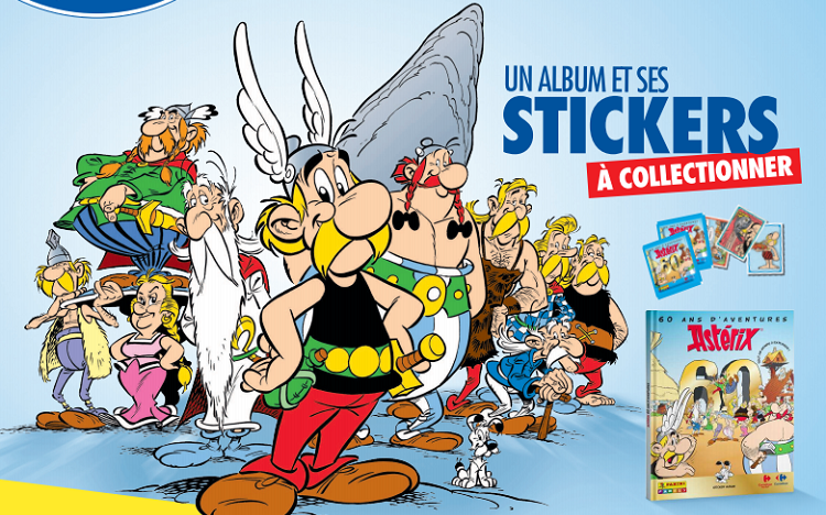 Carrefour : album Panini et stickers Astérix à collectionner