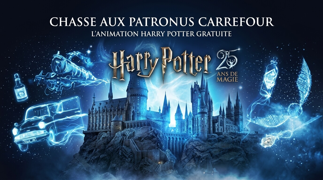 Bon plan: Chasse aux Patronus Carrefour : l'animation Harry Potter gratuite