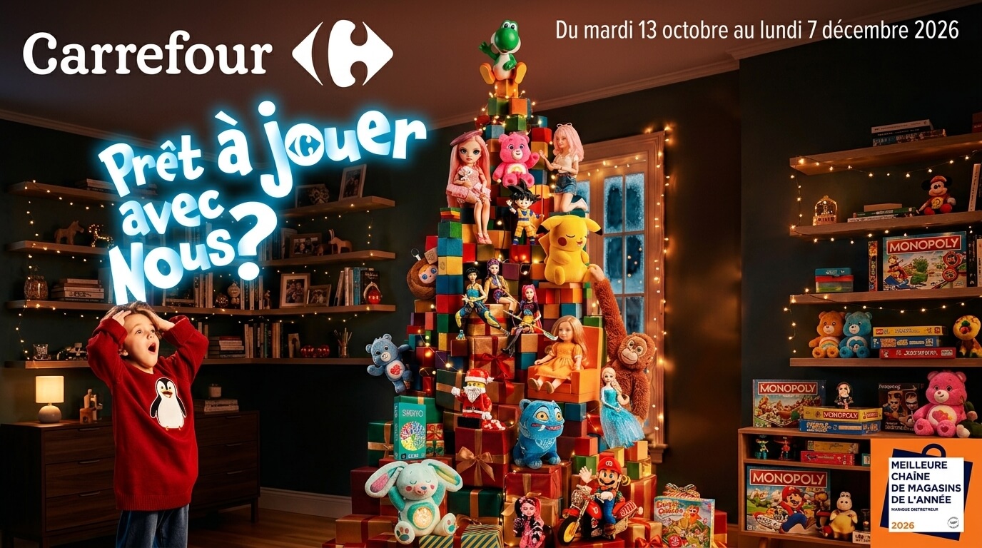 Bon plan: Catalogue jouets Carrefour Noël 2026 : les meilleurs prix, du petit cadeau à la console