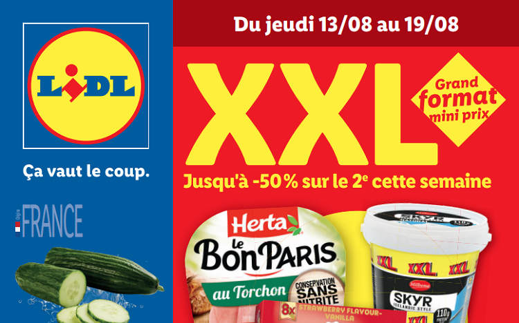 LIDL Catalogue du 13 au 19 août 2026 - Promos de la semaine