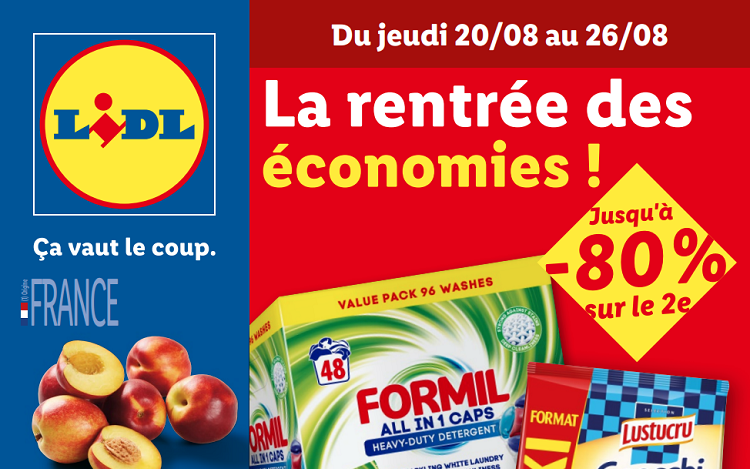 LIDL Catalogue du 20 au 26 août 2026 - Promos de la semaine