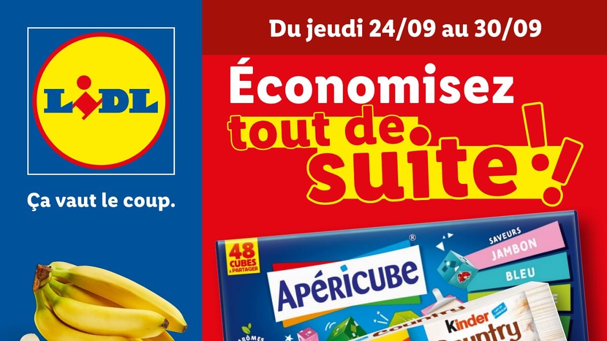 Bon plan: Catalogue Lidl du 24 au 30 septembre : promos de la semaine