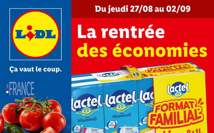 Bon plan: Catalogue Lidl du 27 août au 2 septembre : les meilleures offres à ne pas manquer