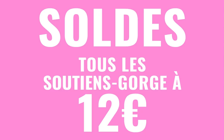 Etam Lingerie : tous les soutiens-gorge à 12€