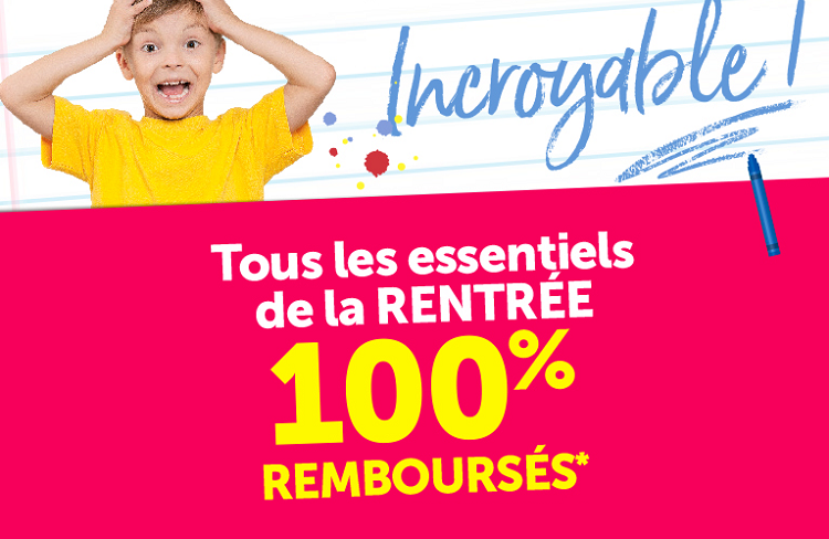 Bon plan: GiFi : cartables et fournitures scolaires 100% remboursés