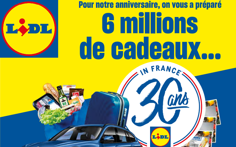 Bon plan: Jeu Anniversaire Lidl.fr « L'heure de goûter » : 6 millions de cadeaux