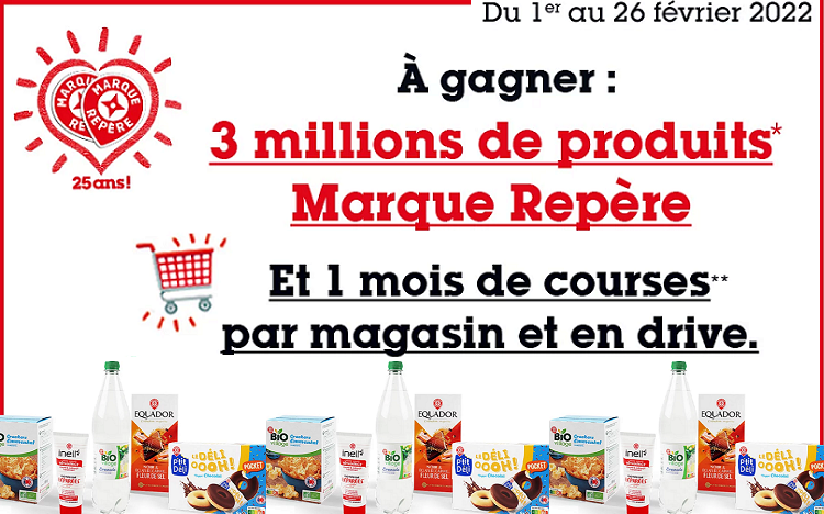 Votre CODE www.marquerepere.leclerc = 1 carte cadeau de 150€