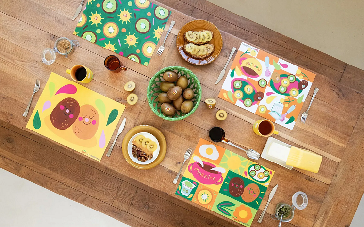 Bon plan: Kiwis Zespri : un set de table offert pour l'achat de seulement 7 fruits