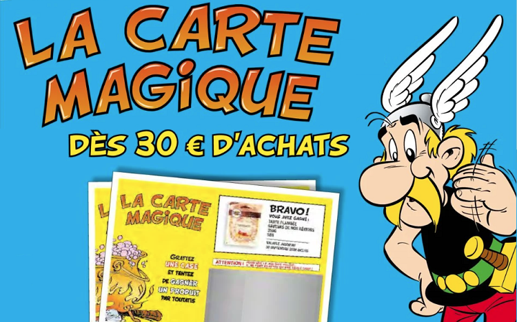 Bon plan: Jeu Lidl.fr « La Carte Magique Astérix » : votre CODE