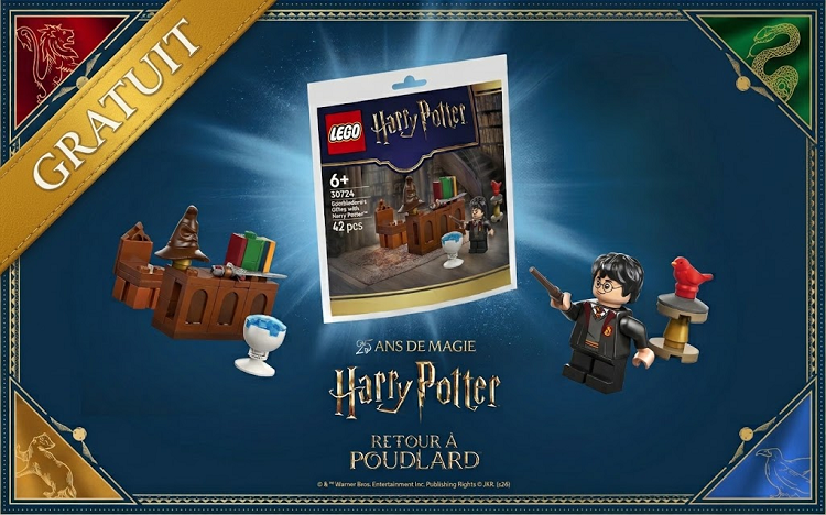 Bon plan: LEGO Harry Potter offert chez Smyths Toys le 29 août