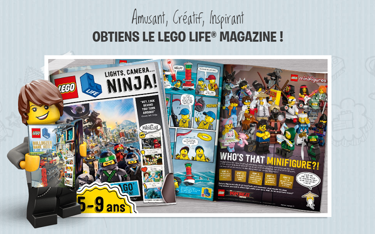 Abonnement gratuit au magazine LEGO Life
