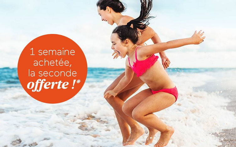 Bon plan:  Odalys Vacances : 1 semaine achetée = 1 semaine offerte !