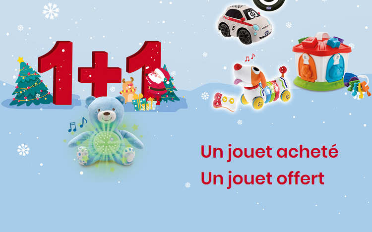 ODR Chicco : 1 jouet acheté = 1 jouet offert !