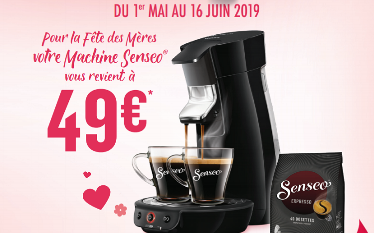 ODR Philips: votre machine Senseo à 49€ seulement!