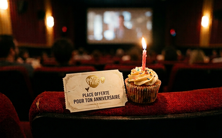 Place de cinéma gratuite pour votre anniversaire chez Pathé : comment en profiter
