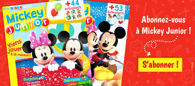 Mickey junior : Abonnement Magazine pour Enfants de 3 à 6 ans