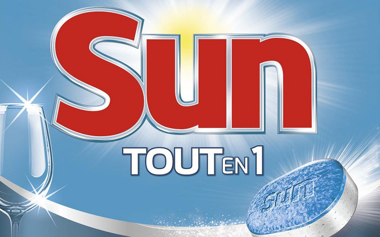 SUN Tablettes lave-vaisselle tout en 1 citron 45 lavages 45