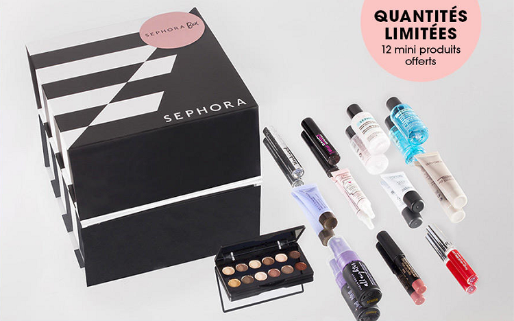 Box Sephora 2019 : 12 mini produits de maquillage offerts !