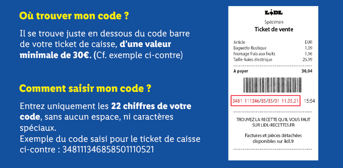 Comment trouver le Code lidl La Carte Chance ?