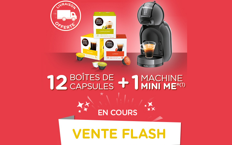 Bon plan: Machine Dolce Gusto MINI ME offerte pour l'achat de capsules