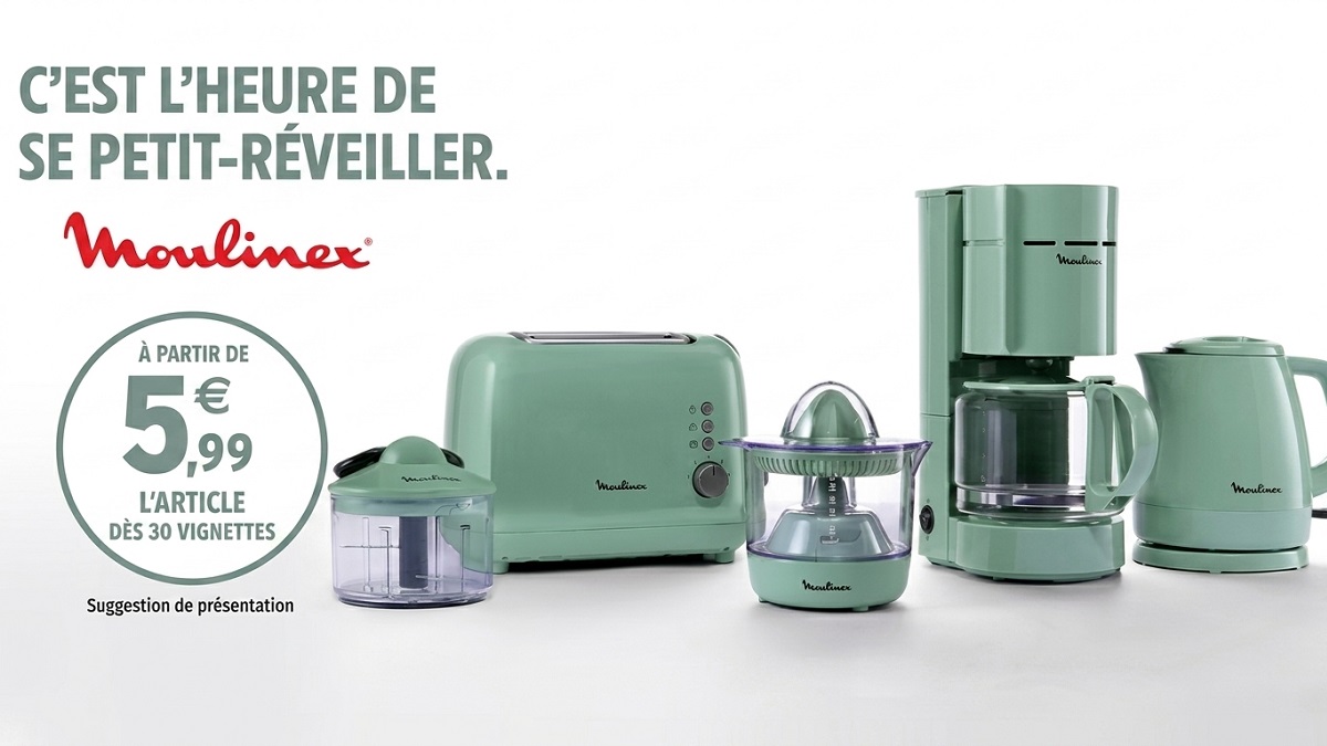 Bon plan: Vignettes Intermarché Moulinex 2026 : petit électroménager dès 5,99€