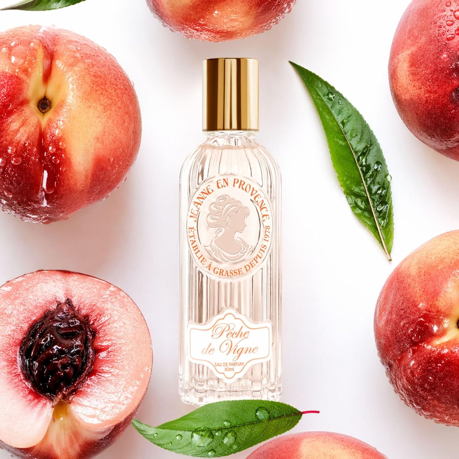 Parfum femme 60 ml Jeanne en Provence "Pêche de Vigne"