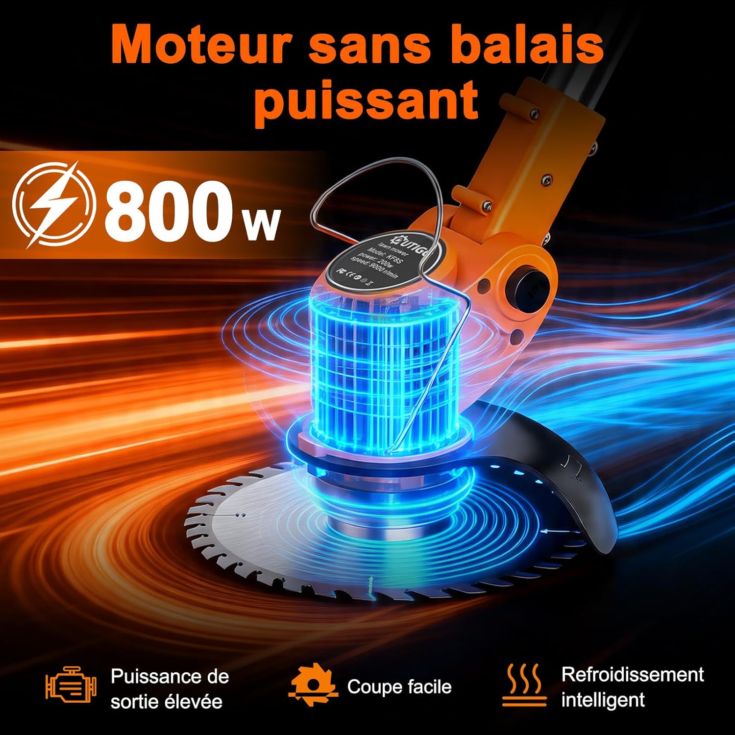 Coupe Bordure sans Fil avec Batterie - OUTIGO