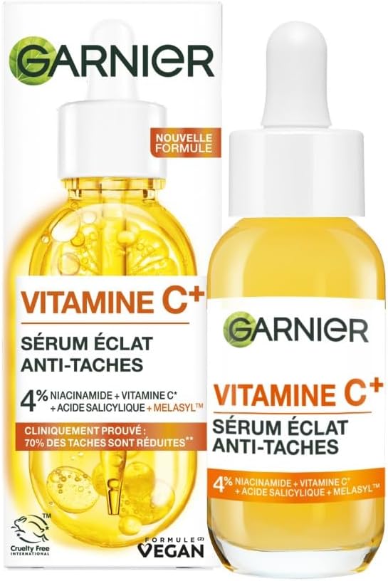 Sérum visage Garnier Éclat Anti-Taches Vitamine C+ 30ml