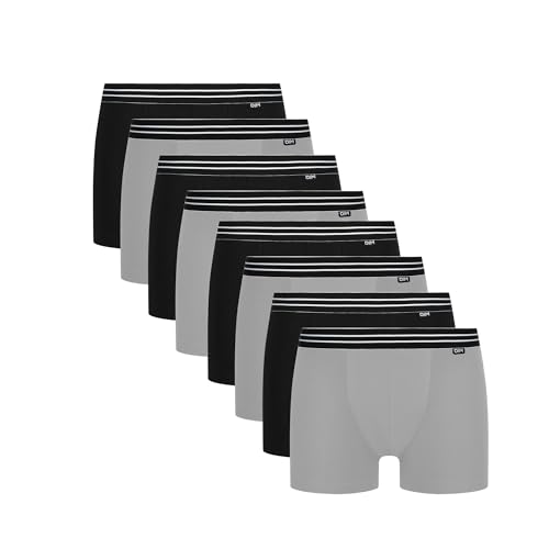 Dim Boxer Homme Lot de 8 | Ecodim Coton Stretch Confortable