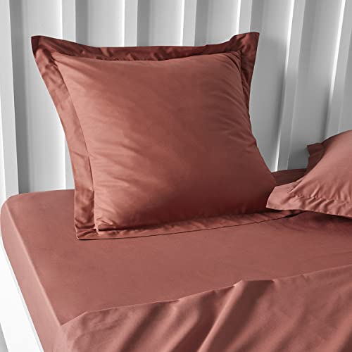 Lot 2 Taies d'oreillers 63X63 cm Today Essential - 100% Coton Uni - Plusieurs coloris