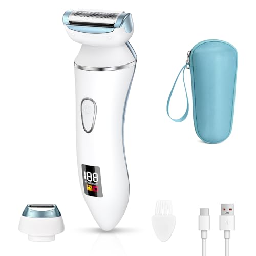 Rasoir Électrique Femme 2 en 1 Wandefol avec Écran LED