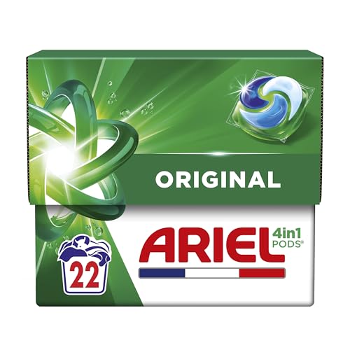 Ariel PODS 4en1, Lessive En Capsule, 22 Lavages