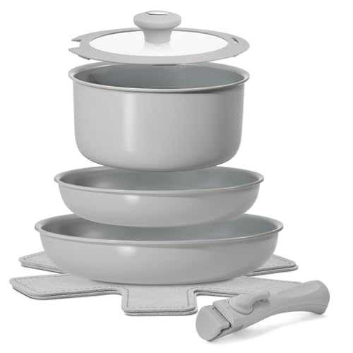 Batterie de Cuisine Induction BLAZANT 7 Pièces - Casseroles et Poêles