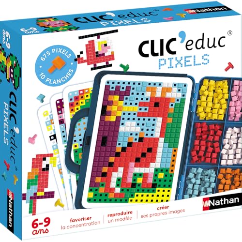 Nathan - Clic'Educ Mosaïques - Malette de Loisirs Créatifs - 6 à 9 ans