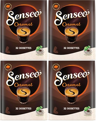 Senseo Saveur Caramel 32 dosettes 222g (Lot de 4)