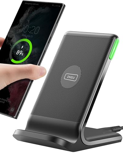INIU Chargeur Induction, 15W Chargeur sans Fil à Charge Rapide