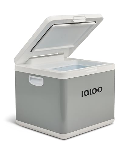 IGLOO Glacière à compresseur hybride IH45 - Congélateur, 43 litres, 12 V et 230 V, mini-réfrigérateur pour voiture, camping-car et camping