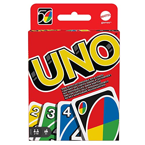 UNO Jeu de Cartes Mattel Games, 7+ Ans, 2-10 Joueurs
