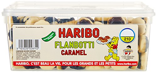 Haribo Bonbon Gélifié Flanbotti Caramel x 210 Pièces 1,19 kg