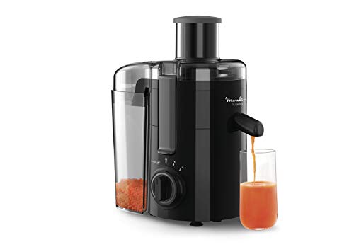 Moulinex Frutelia Plus Centrifugeuse, 950 ml, 350 W, 2 vitesses, Goulot 6 cm, Filtre inox, Compact
