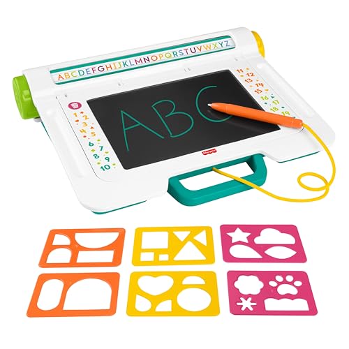 Fisher-Price - Bureau apprentissage et dessin. Tablette à dessin avec écran LCD