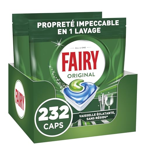 Fairy Original Tout-en-1 - Tablettes Lave-Vaisselle Sans Parfum x232