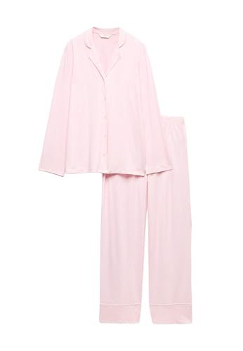 Marks & Spencer - Ensemble Pyjama à revers avec imprimé, Toucher Doux