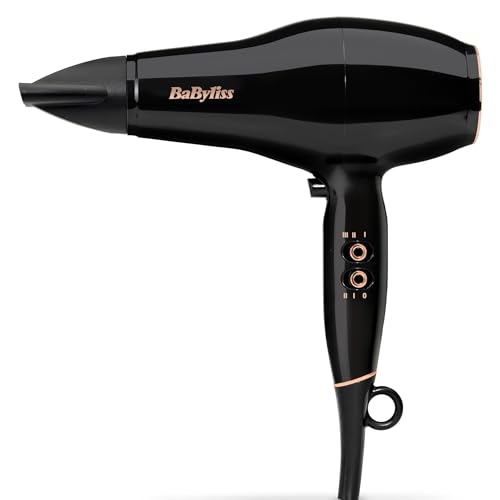 BaByliss Sèche-cheveux Pro Power - Sèche-cheveux puissant de 2300W, Moteur AC Professionnel